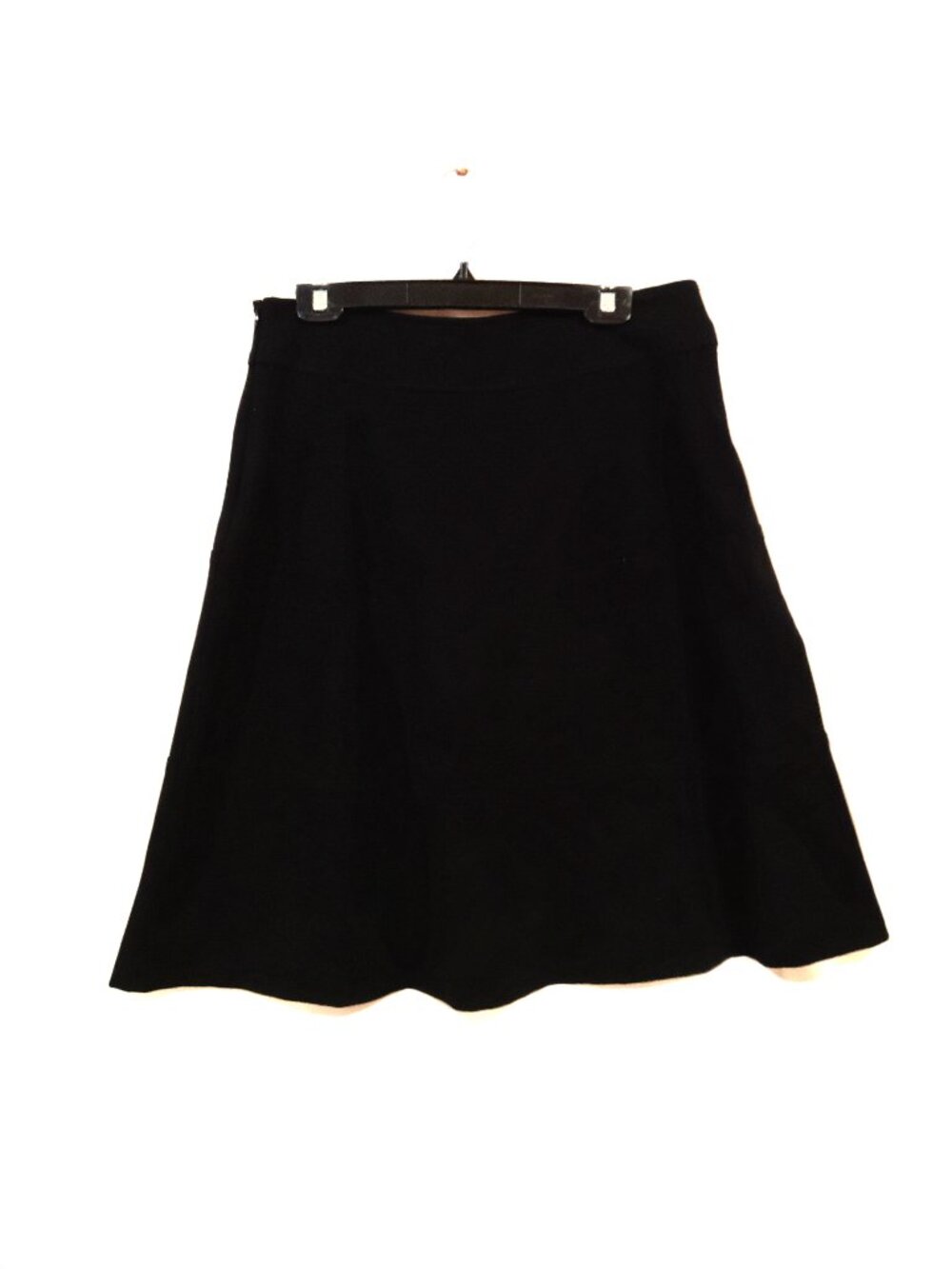 Nancy Skirt Size L (12-14) Black Color Midi Length Tiered A-Line NWT